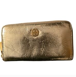 Gold Leather Wallet